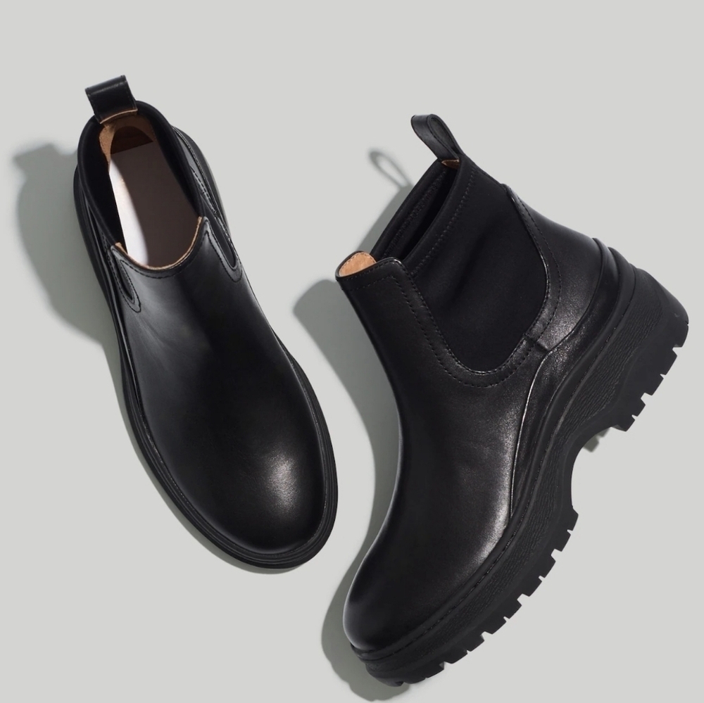Madewell Chelsea chunky Lugsole Boot
